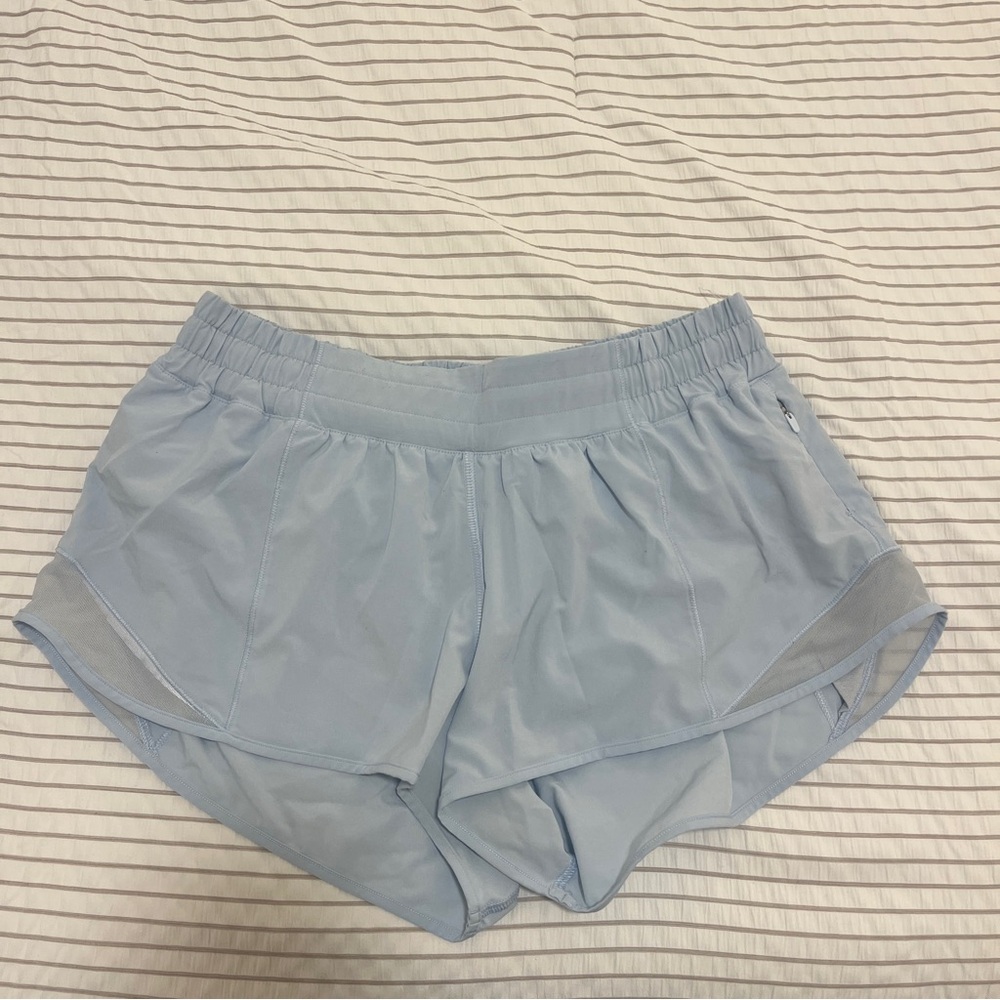 Lululemon athletica light blue Hotty Hot Short 2.5”